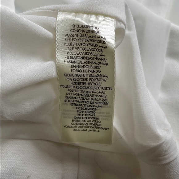 Alice + Olivia Clyde Floral Embroidered and Beaded White Mini Dress Size 0 - Picture 8 of 8